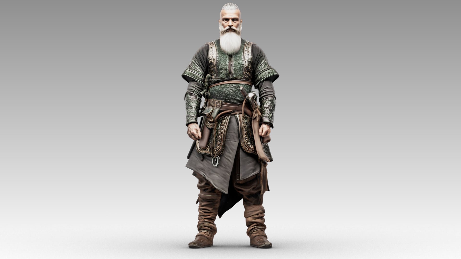 Ironbound Viking 3d model