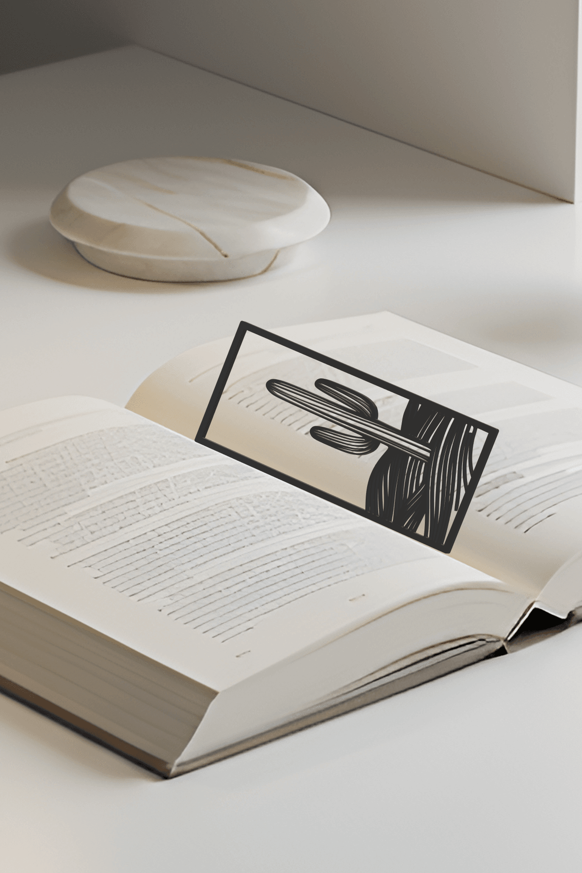 Cactus Bookmark, Creativity Bookmark, Gift Idea 3d model