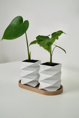 ORIGAMI planters 3d model