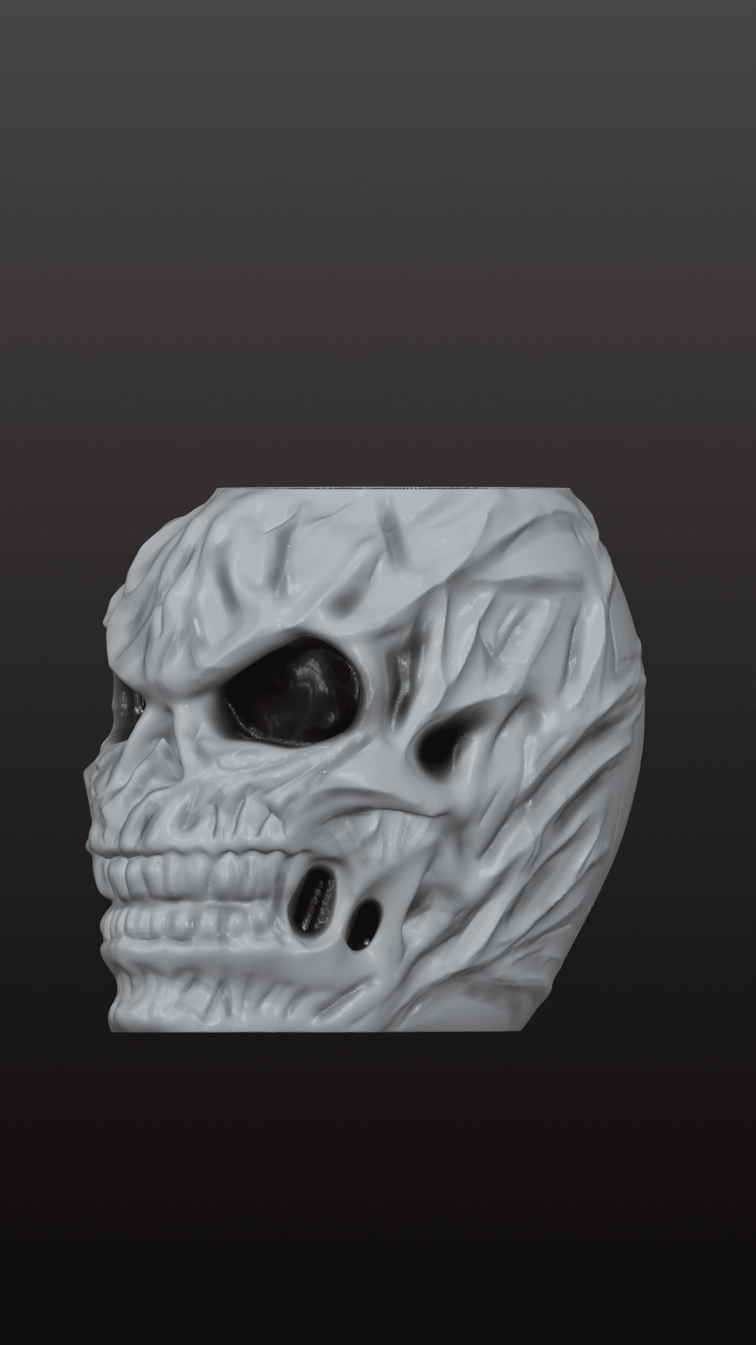 Skull Planter 3d model