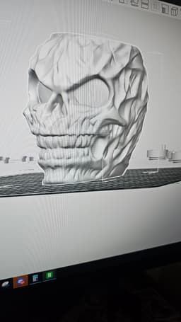 Skull Planter 3d model