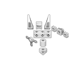 PrintABlok RoboMech Articulated Mech Construction Toy 3d model