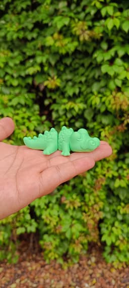 Flexi Sleepy Crocodile - Print in Place 3d model