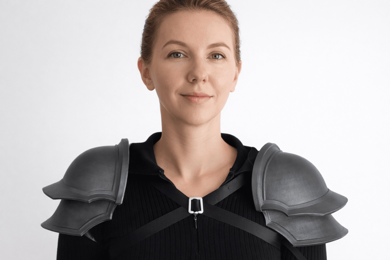 Steel Knight Shoulder Pauldrons 3d model