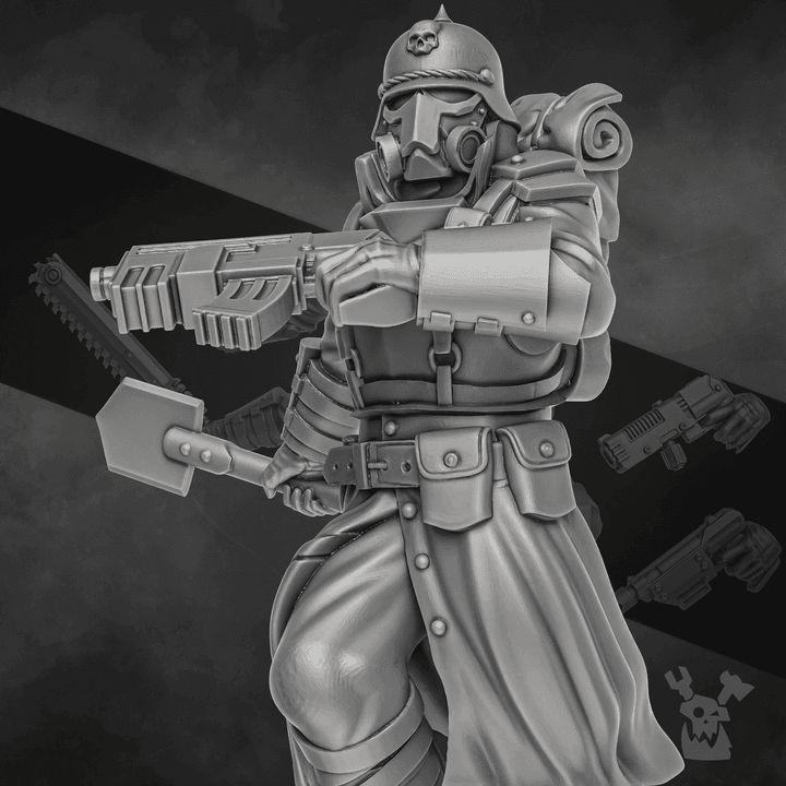 2nd Death Division Commander 3d model