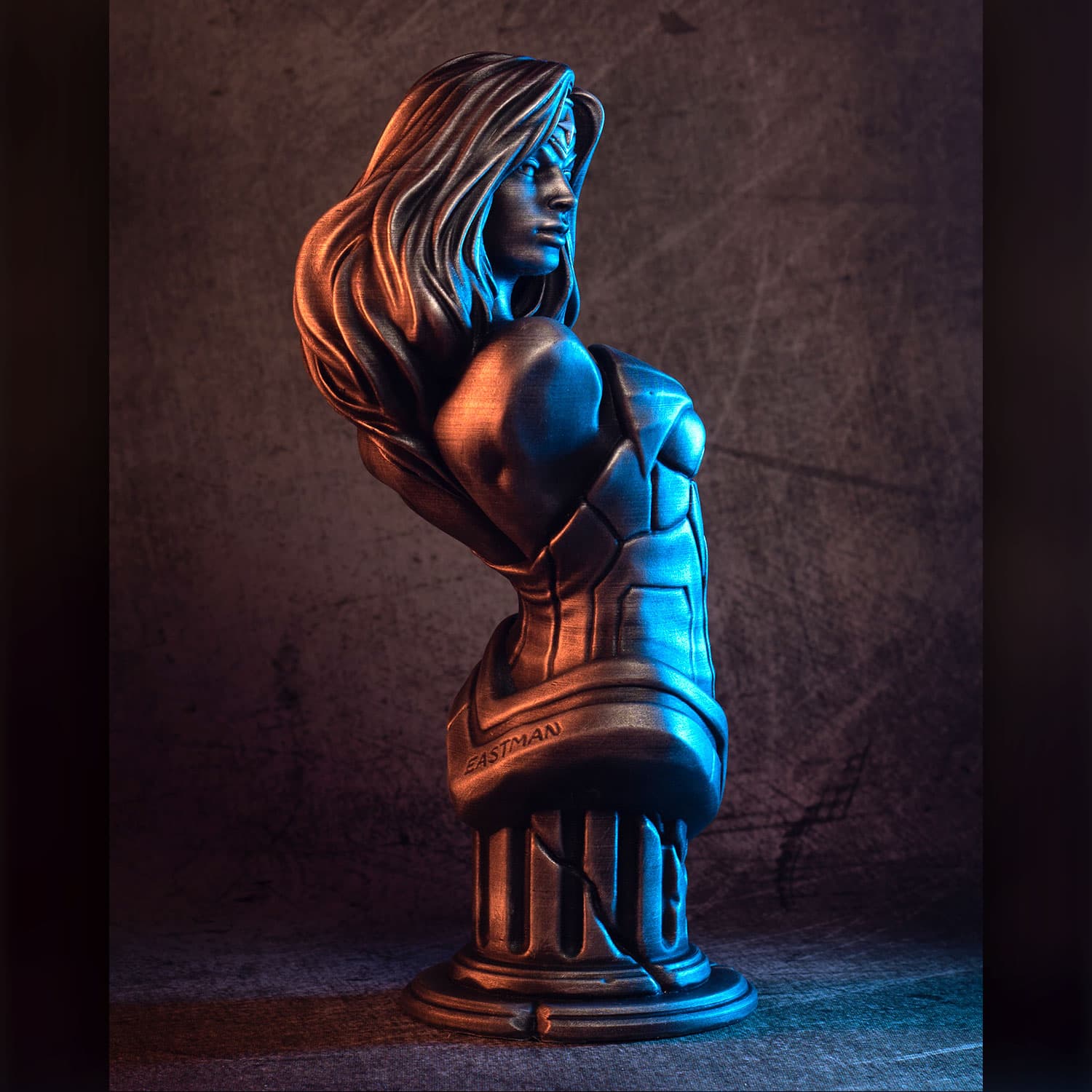 Wonder Woman bust (fan art) 3d model