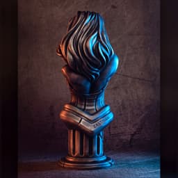 Wonder Woman bust (fan art) 3d model