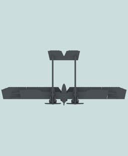 1:144 Caudron G.4 3d model