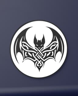 Nordic Bat - LED Strip compatible 3d model