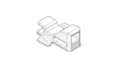 Hook Keeper for Fishing Rods 3d model