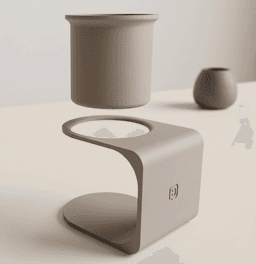 Minimalist Floating Pen Holder 3d model