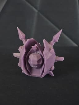 Cloyster Low Poly Pokemon 3d model