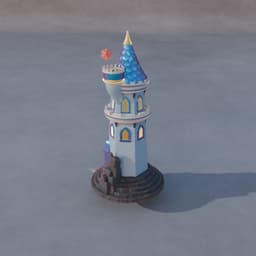 Castle Dice Tower 3d model