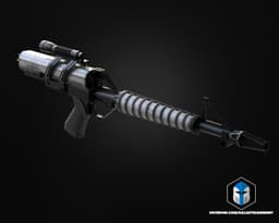 Spaceballs Trooper Rifle - 3D Print Files 3d model