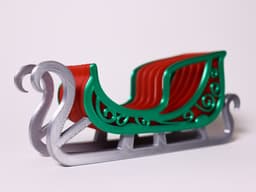 Modular Sleigh Coaster Holder 3d model