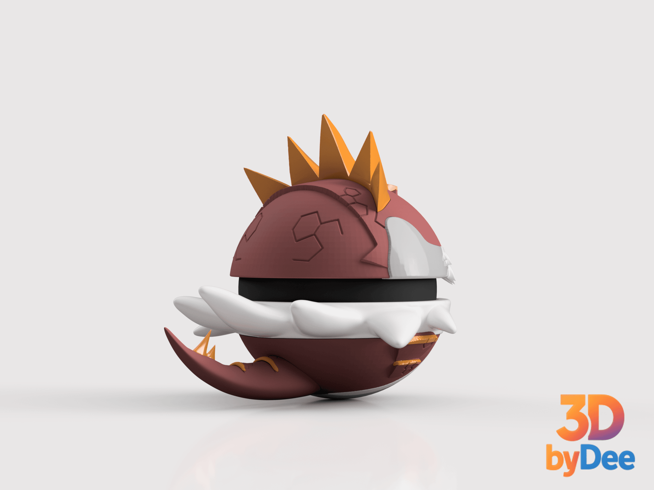 Tyrantrum Poke Ball 3d model