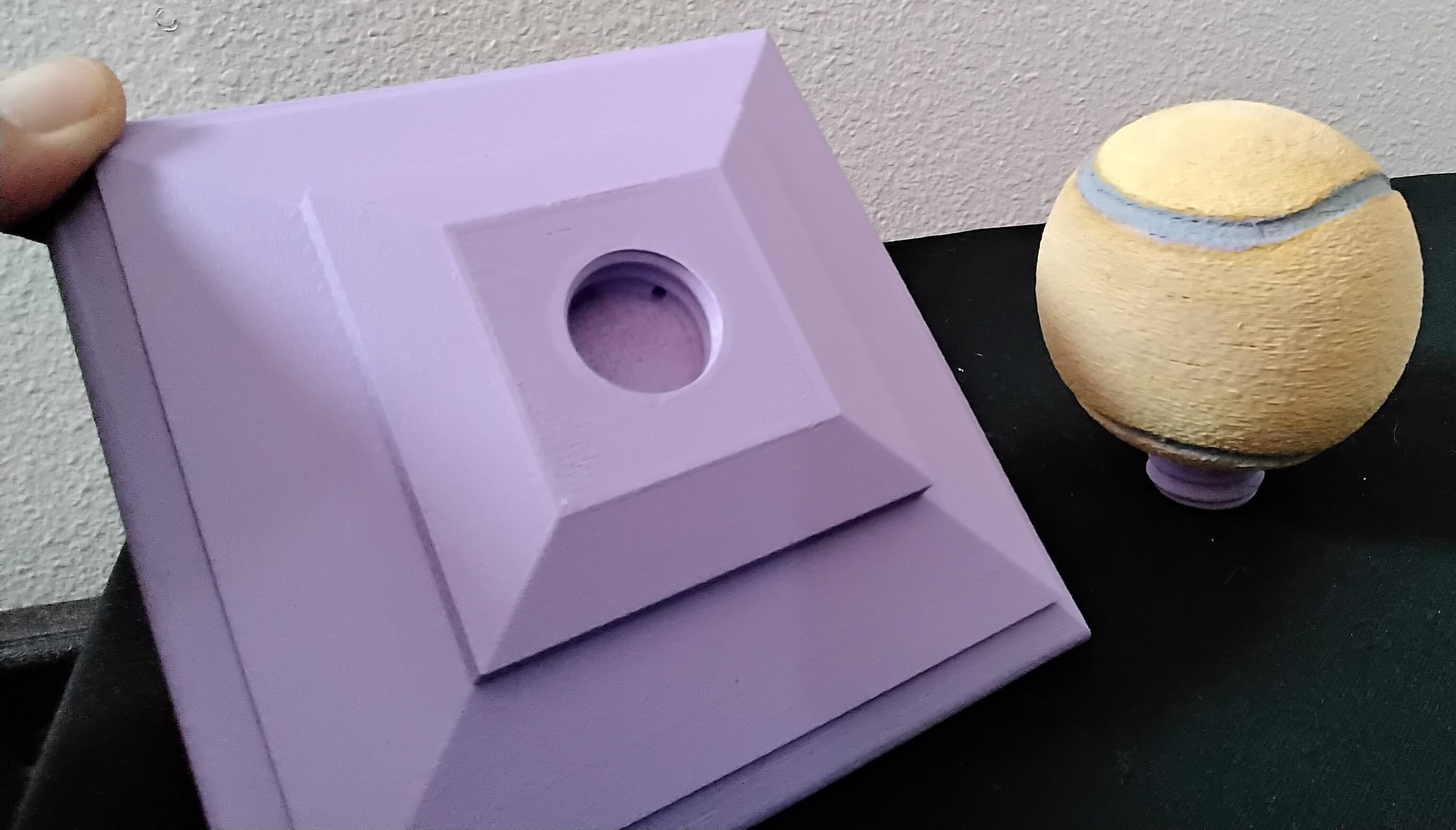 Screw Post Cap Tennis ball top 3d model