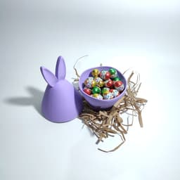 Bunny Container 3d model