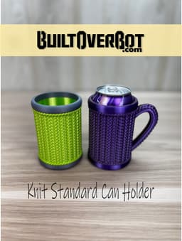 Knit Drink Holder - Short Standard 3d model