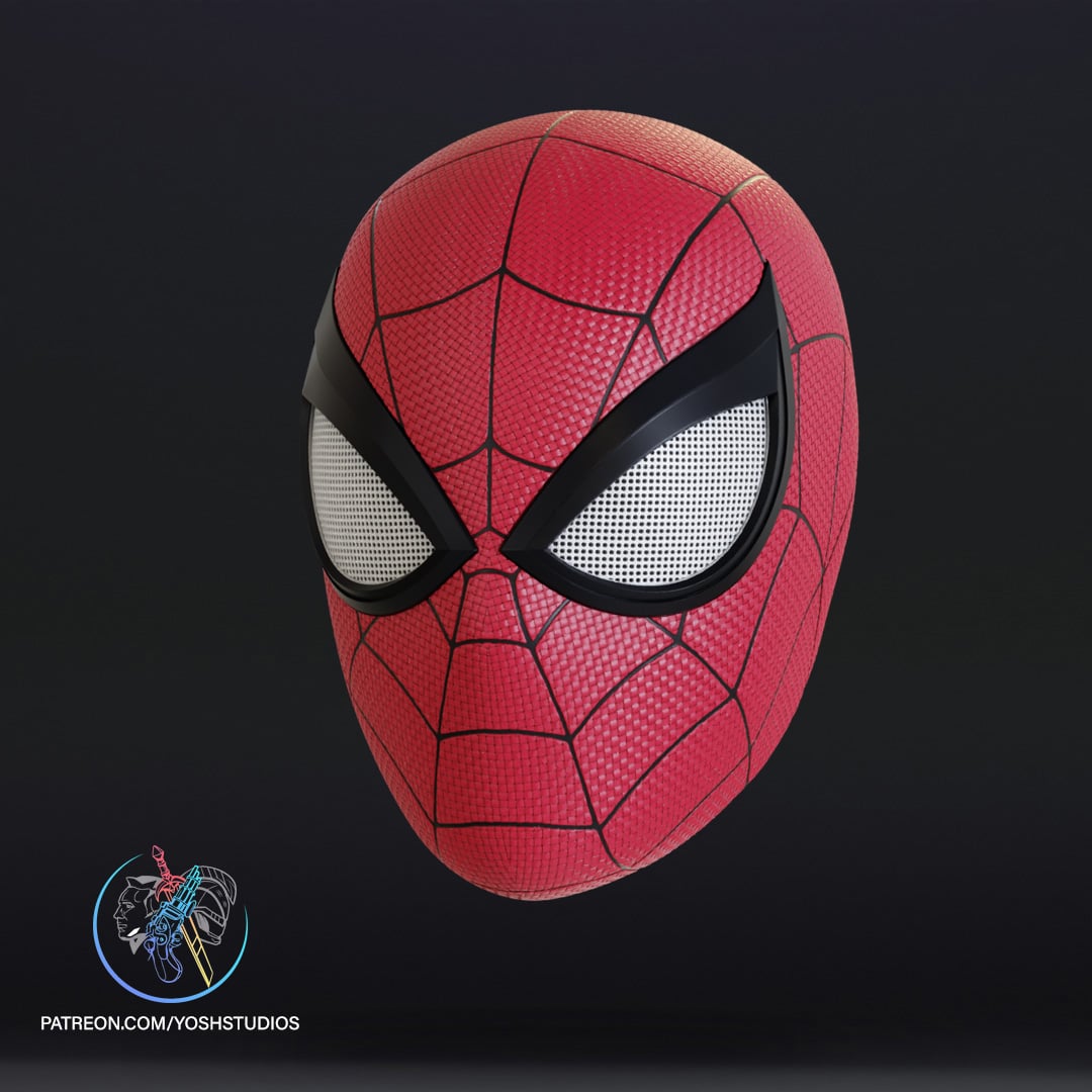 Spiderman Becoming Venom Mask 3d Printer File STL 3d model
