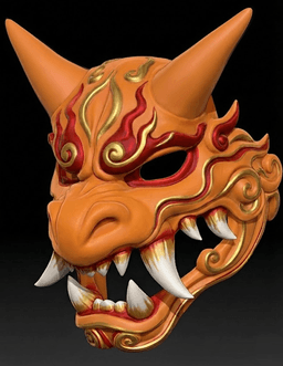 Charizard Menpo Mask V2 3d model