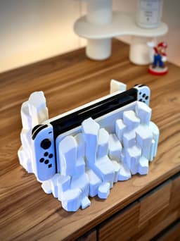 Quartz Nintendo Switch Dock - Classic & OLED 3d model