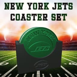 New York Jets Coaster Set (NFL) 3d model