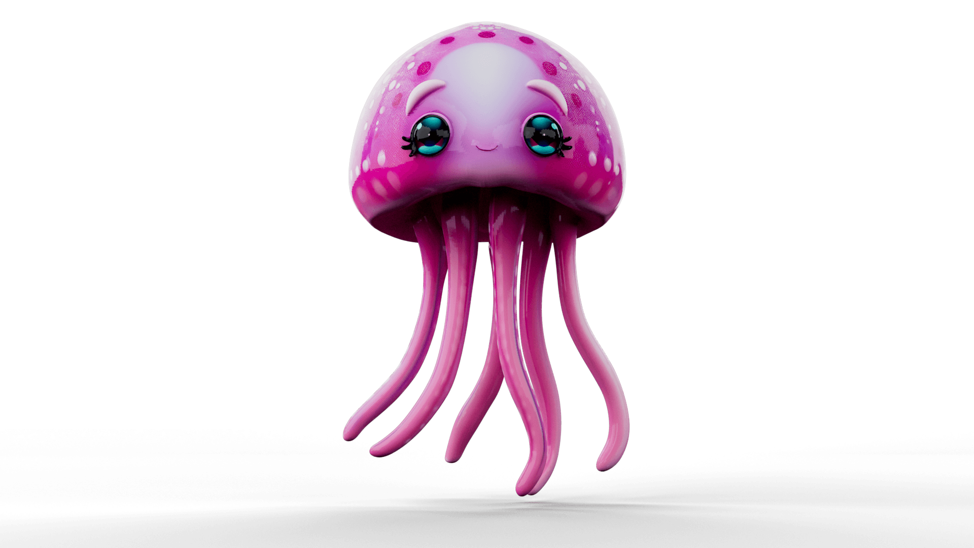 Cute Jellyfish 3d model
