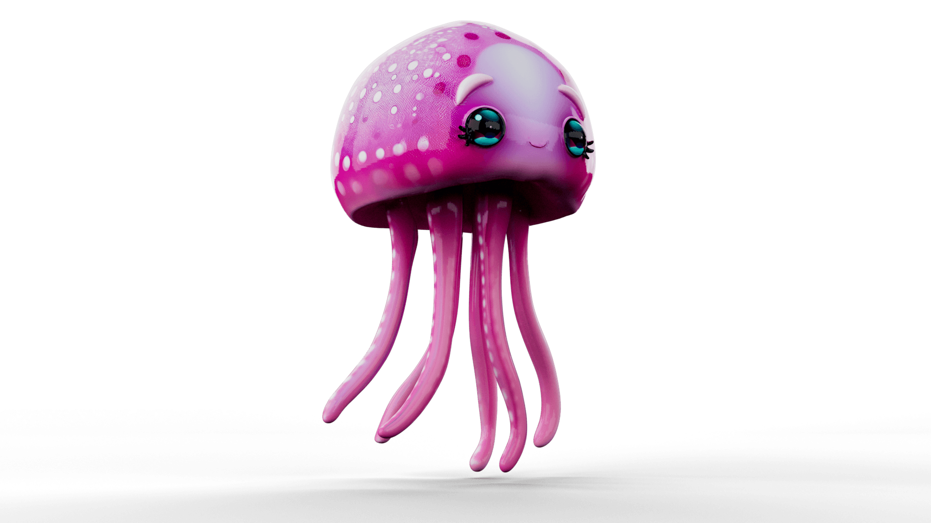 Cute Jellyfish 3d model