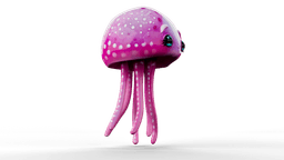 Cute Jellyfish 3d model