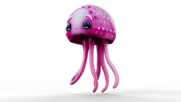 Cute Jellyfish 3d model