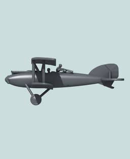 1:144 Albatros C.XII 3d model