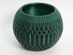 Soft Stardust – Geometric Textured Decorative Pot 3d model