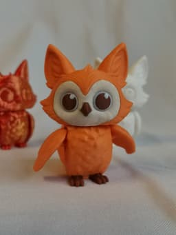 Flexi multicolor FoxOwl 3d model