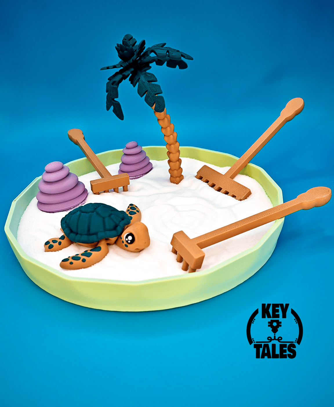 The Zen Garden: Turtle Island 3d model