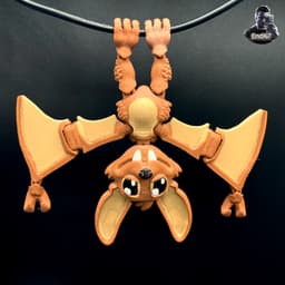 Articulated cute Bat 3d model
