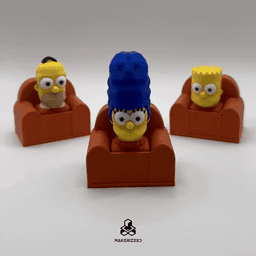 Marge Clicker (TV & Sofa versions) 3d model