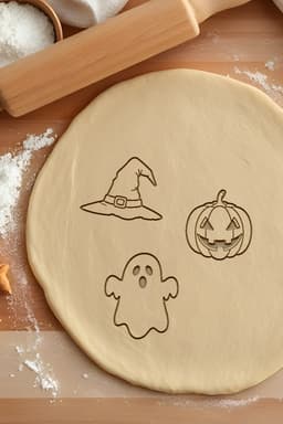 Pumpkin Set Cookie Cutter, Biscuit Cutter 3d model