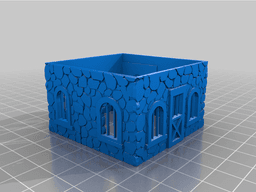 Signal box with train 3d model