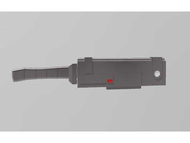 Bad Batch Hunter Knife and Sheath 3d model