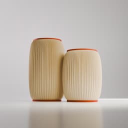 Kraft Lamps Set 3d model