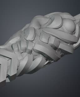 Cyborg Wand 3d model