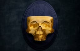 Skull Sconce LED Tea Light Holder (Pre Supported) 3d model