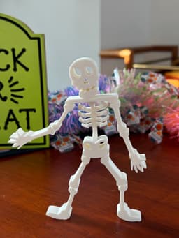 Flexi Articulated Skeleton - Fun Halloween Decoration 3d model