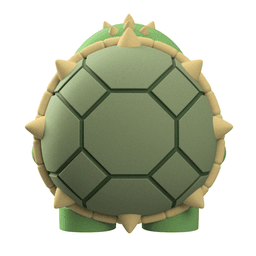 Cute Cryptid Baby Beast of Busco 3D Printable Snapping Turtle Figure 3d model