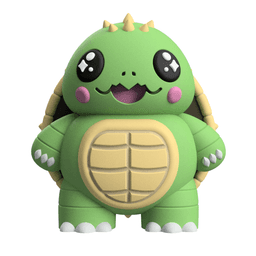 Cute Cryptid Baby Beast of Busco 3D Printable Snapping Turtle Figure 3d model