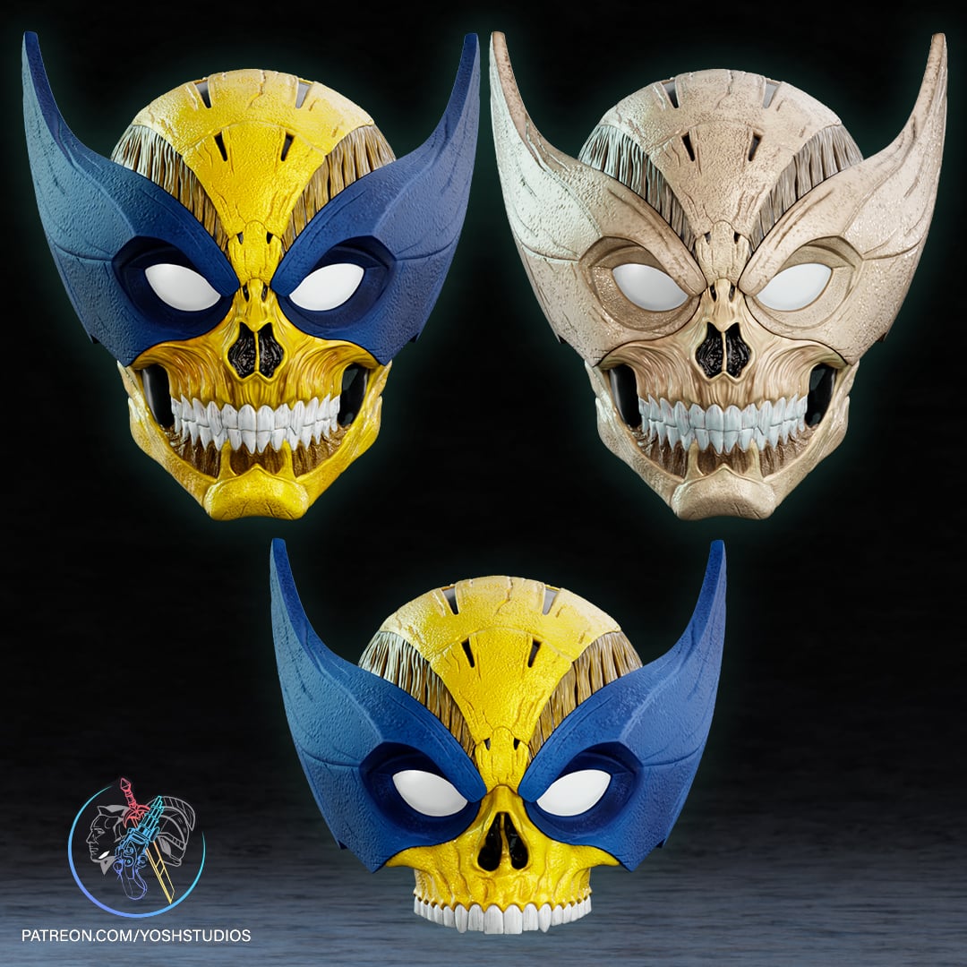 Skullified Wolverine 3D Printer STL File 3d model