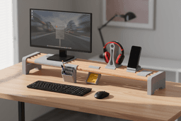 Desk Monitor stand and organizer 3d model