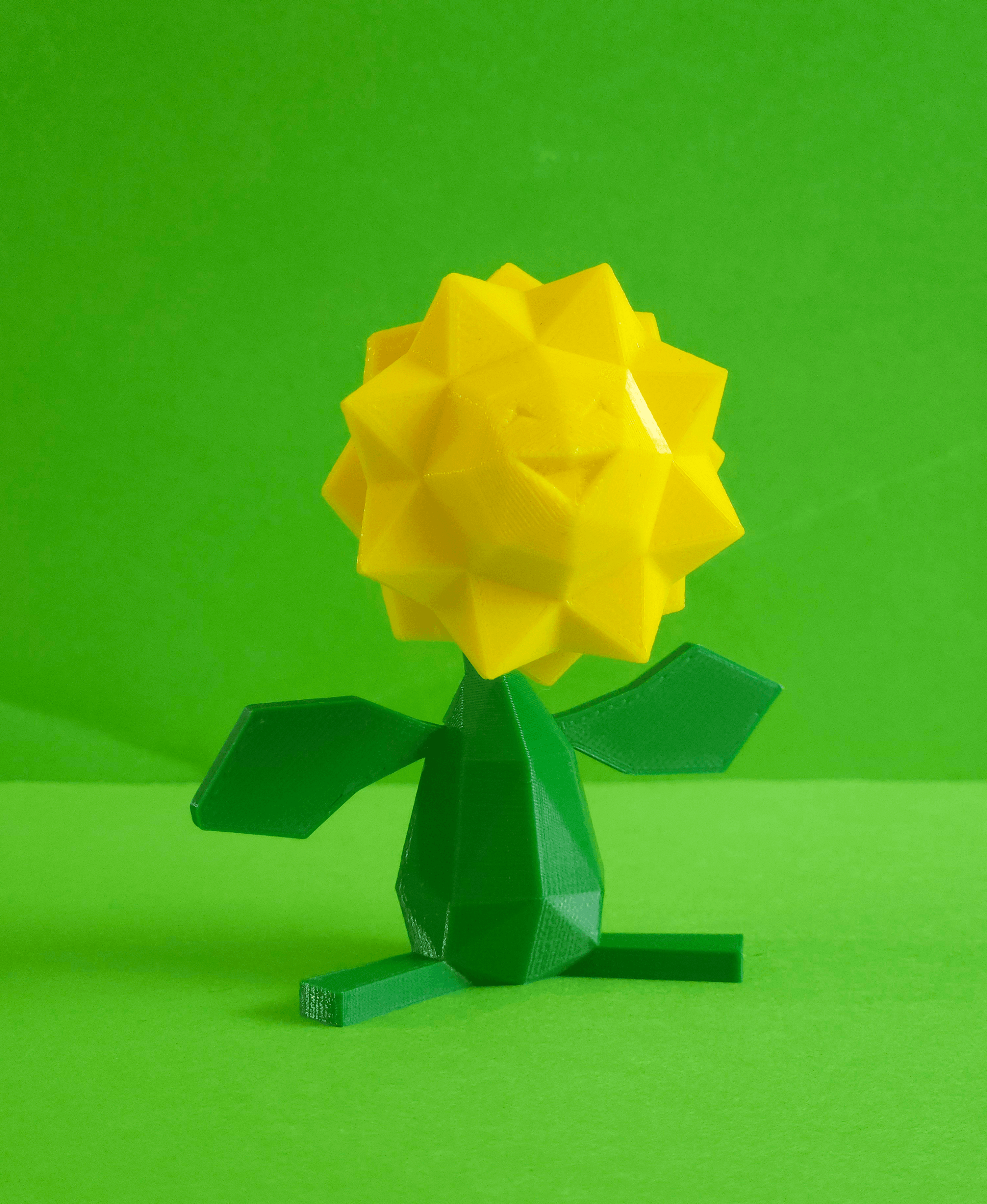 Sunflora Low Poly Pokemon 3d model