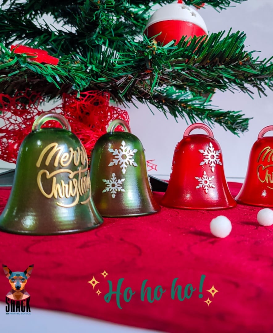 Christmas Bell Ornaments! 3d model